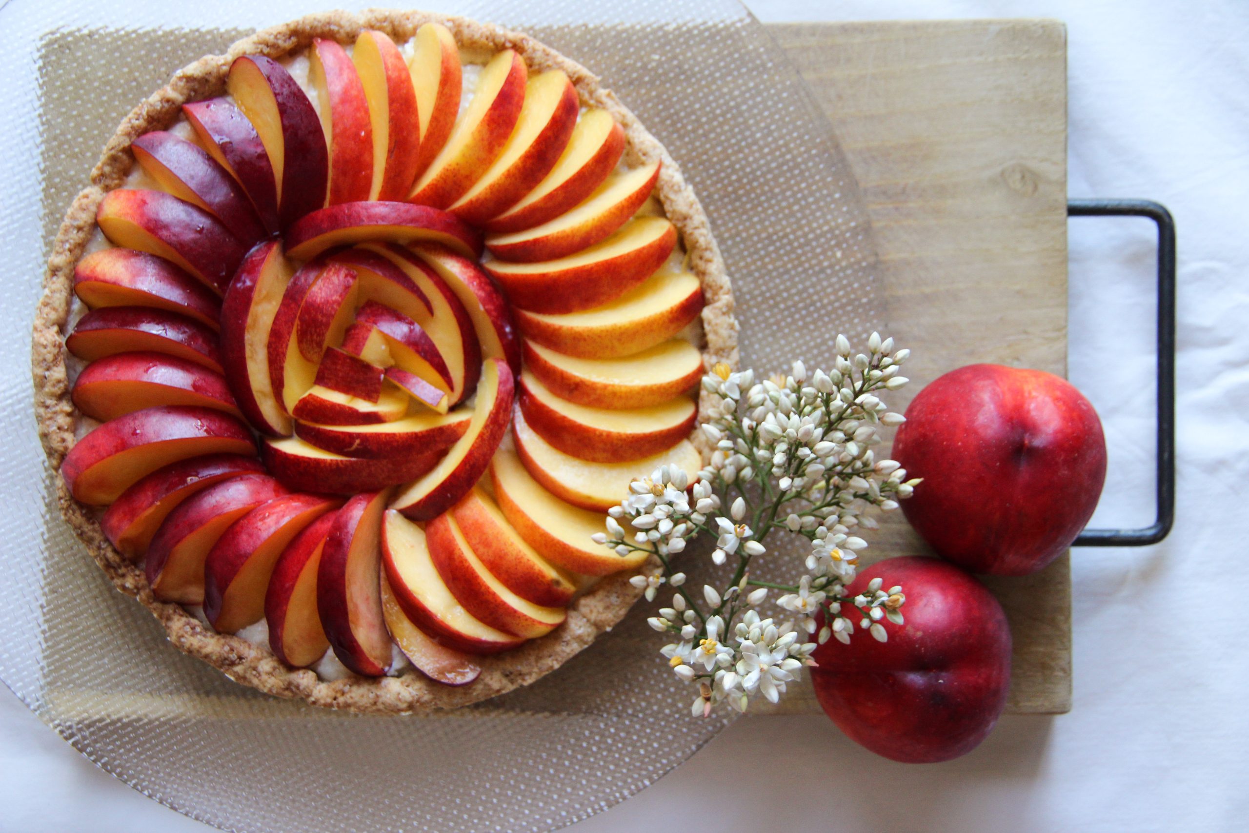 Crostata Alle Pesche Ricetta Vegana Daria Cremonesi