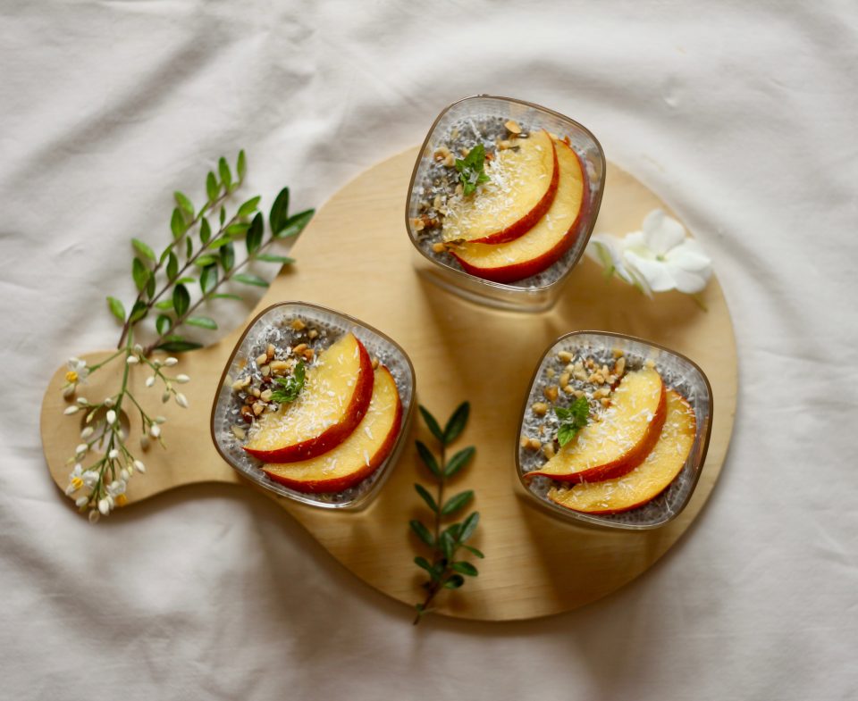 Chia Pudding Alle Pesche Ricetta Vegana Daria Cremonesi